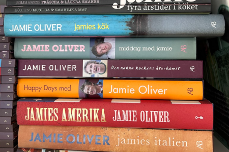 Jamie Oliver och hans kokböcker
