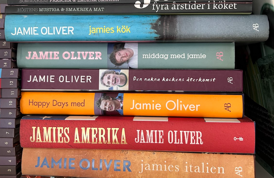 Jamie Oliver och hans kokböcker