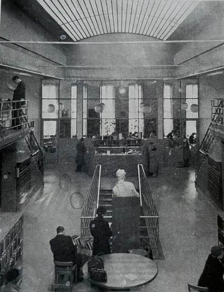 Gamla Stadsbiblioteket. Efter Östra Ågatan